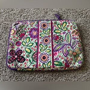 Vera Bradley Floral Quilted Laptop Sleeve